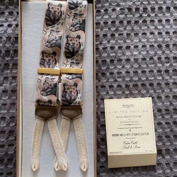 Trafalgar Other - NEW IN BOX Trafalgar Limited Edition Braces/Suspenders - Bull & Bear #86 of 700